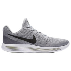 Nike LunarEpic Low Flyknit 2 Men's Running Shoes Grey/Black